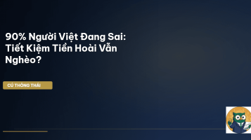 sai lầm tiết kiệm tiền