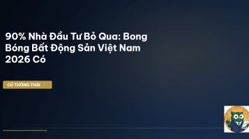 bong bóng bất động sản 2026