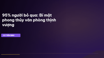 phong thủy văn phòng