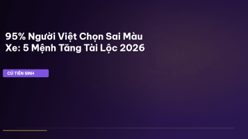 màu xe hợp mệnh