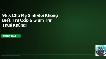 trợ cấp sinh đôi