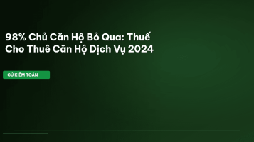 thuế cho thuê căn hộ dịch vụ