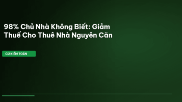 thuế cho thuê nhà