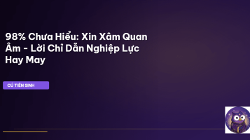 xin xăm quan âm