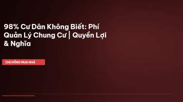 phí quản lý chung cư