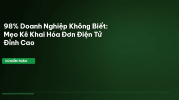 kê khai hóa đơn điện tử