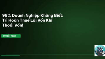 trì hoãn thuế lãi vốn