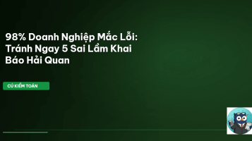 khai báo hải quan
