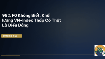 khối lượng giao dịch VN-Index thấp