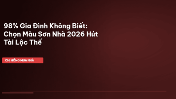 chọn màu sơn nhà 2026