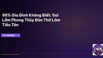 phong thủy bàn thờ