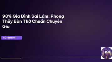 phong thủy bàn thờ