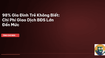 chi phí giao dịch BĐS