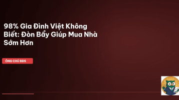 đòn bẩy tài chính mua nhà