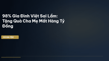 tặng quà cha mẹ