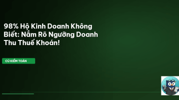 quản lý thuế hộ kinh doanh