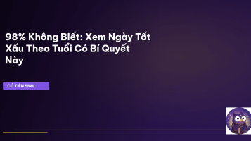 xem ngày tốt xấu theo tuổi