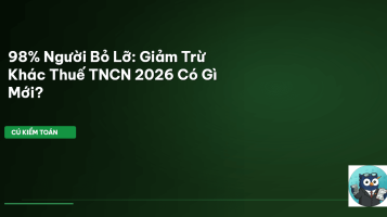 giảm trừ khác thuế TNCN 2026