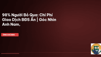 chi phí giao dịch bđs