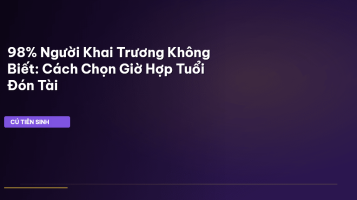 giờ khai trương theo tuổi