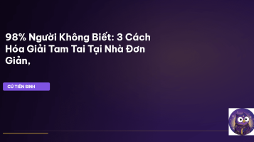 hóa giải tam tai