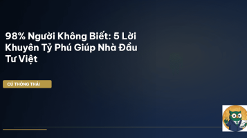 lời khuyên đầu tư tỷ phú