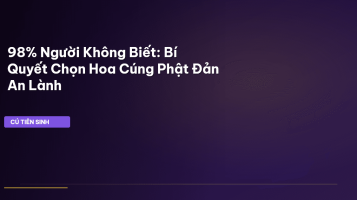 hoa cúng Phật Đản