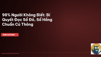 sổ đỏ