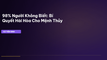 phong thủy mệnh Thủy