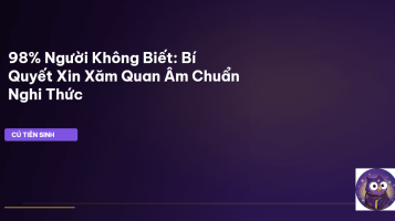 xin xăm Quan Âm