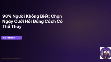 chọn ngày cưới hỏi