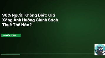 giá xăng ảnh hưởng thuế