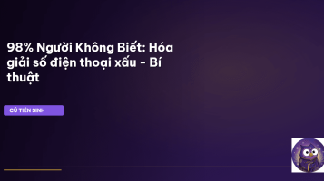 hóa giải số điện thoại xấu