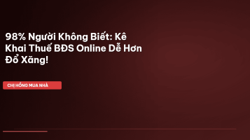 kê khai thuế BĐS online