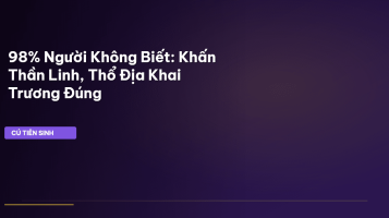 khấn thần linh khai trương