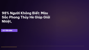 phong thủy mùa hè