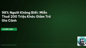 miễn thuế TNCN 200 triệu