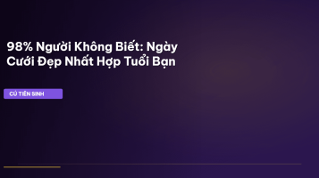 ngày tốt cưới hỏi tháng 5