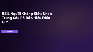 nhân trung sâu rõ