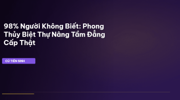 phong thủy biệt thự
