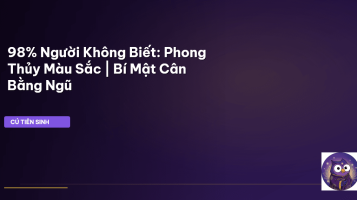 phong thủy màu sắc