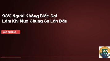 sai lầm mua chung cư