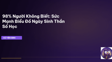 biểu đồ ngày sinh thần số học