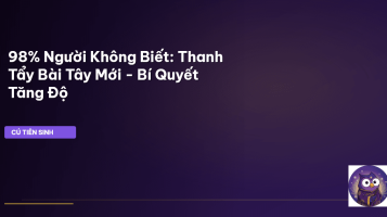 thanh tẩy bài tây