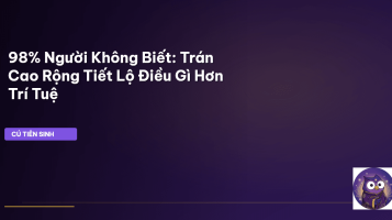 trán cao rộng