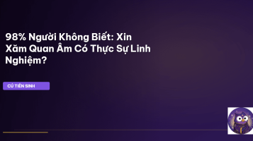 xin xăm quan âm