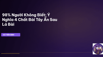 ý nghĩa 4 chất bài tây