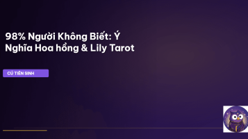 ý nghĩa hoa hồng Tarot