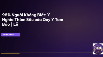 quy y tam bảo