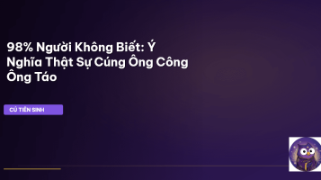 cúng ông công ông táo